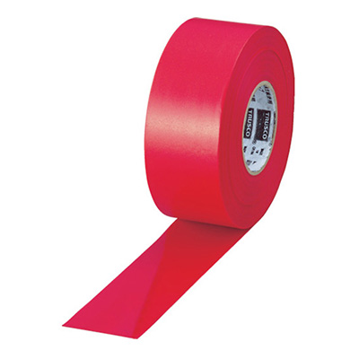 トラスコ TRUSCO 目印テープ レッド 30mm×50m TMT-30R 408-9073 (商品コード：159258)