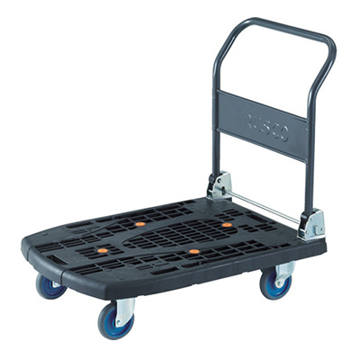 トラスコ TRUSCO カルティオビッグ 折りたたみハンドル ブラック MPK-906-BK 408-6732 (商品コード：159757)