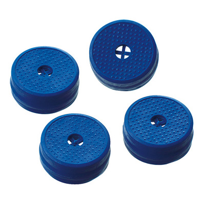 トラスコ TRUSCO 樹脂台車交換用すべり止めゴム ブルー JDSG-4S-B 115-7372 (商品コード：159771)