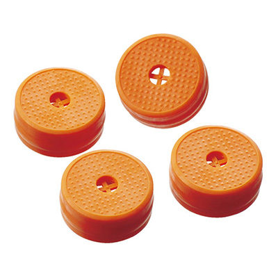 トラスコ TRUSCO 樹脂台車交換用すべり止めゴム オレンジ JDSG-4S-OR 115-7371 (商品コード：159772)