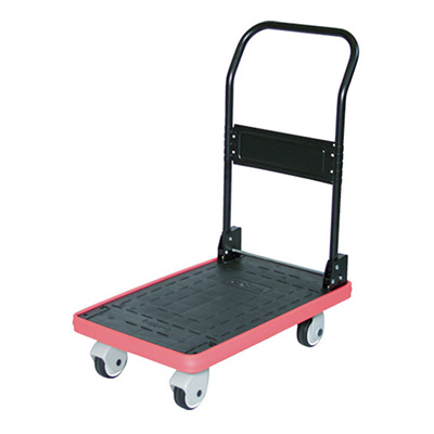 トラスコ TRUSCO MKP樹脂製運搬車 折りたたみハンドル ブルー MKP-151P-B 855-5499 (商品コード：159811)