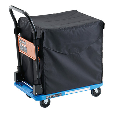 トラスコ TRUSCO 樹脂台車 カルティオ 折畳ハンドル ブルー MPK720B-CHB 161-4007 (商品コード：159912)