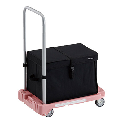 トラスコ TRUSCO 樹脂台車 こまわり君 ピンク MP-6039N2-P-THB 194-8166 (商品コード：159918)