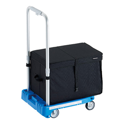 トラスコ TRUSCO 樹脂台車 カルティオミニWeego ブルー WP-2G-B-THB 194-8175 (商品コード：159924)