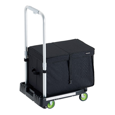 トラスコ TRUSCO 樹脂台車 カルティオミニWeego ブラック WP-2G-BK-THB 194-8176 (商品コード：159925)