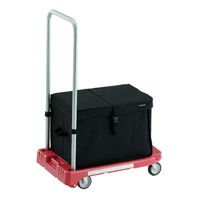 トラスコ TRUSCO 樹脂台車 アクロキャリー 折畳収納BOX付 ピンク AC-1-P-THB 194-8148 (商品コード：159932)