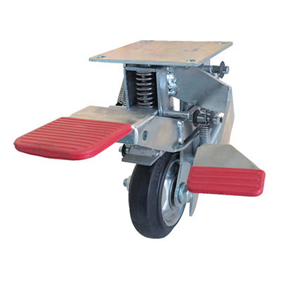 トラスコ TRUSCO 始動アシスト機構付台車ストッパー ASST-150 207-2766 (商品コード：160016)