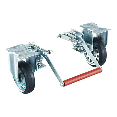 トラスコ TRUSCO 運搬車用ストッパー ピン式ブレーキ固定キャスター付 400NKB 115-4717 (商品コード：160026)