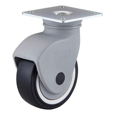 トラスコ TRUSCO 運搬車用取り替えキャスター 自在ゴム車 WJP-125 115-5323 (商品コード：160090)