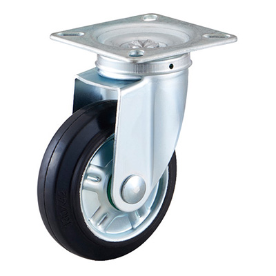 トラスコ TRUSCO 運搬車用取り替えキャスター 自在ゴム車 HW-130J 115-5305 (商品コード：160092)