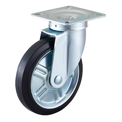トラスコ TRUSCO 運搬車用取り替えキャスター 自在ゴム車 HW-200J 115-5310 (商品コード：160094)