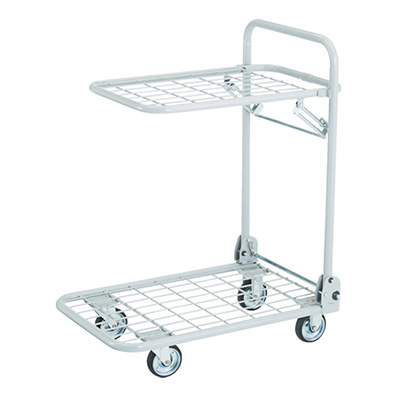 トラスコ TRUSCO 軽量メッシュ運搬車 アミ― 折りたたみハンドルタイプ AM-2A 764-5198 (商品コード：160101)