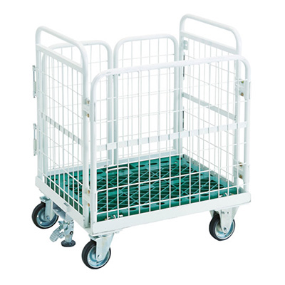 トラスコ TRUSCO 折りたたみ式網台車 アミ―ゴカーゴ ストッパー付 AMG-2S 765-7722 (商品コード：160103)