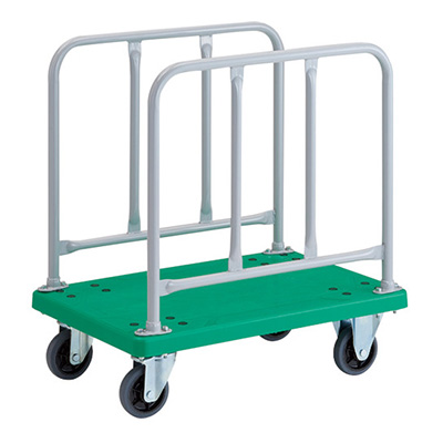 トラスコ TRUSCO 樹脂運搬車 グランカート サイドハンドルタイプ TP-810 125-8883 (商品コード：160105)