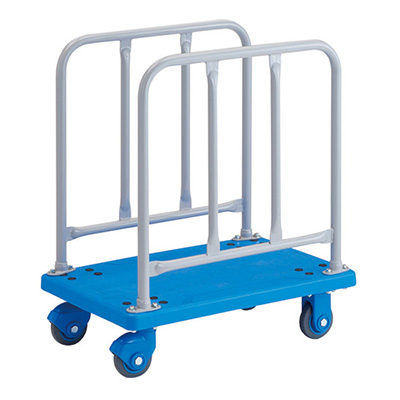 トラスコ TRUSCO 樹脂製運搬車 グランカート サイレント サイドハンドルタイプ TPX-710 125-8934 (商品コード：160109)