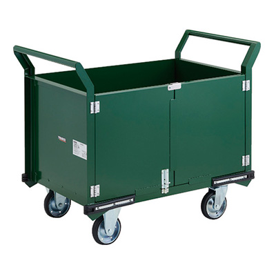 トラスコ TRUSCO 鋼鉄製運搬車 固定ハンドルタイプ 観音扉付 PH-26P 207-7186 (商品コード：160122)