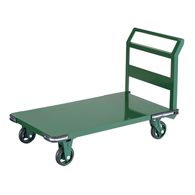 トラスコ TRUSCO 鋼鉄製運搬車 固定ハンドルタイプ OH-2LR 382-6797 (商品コード：160126)