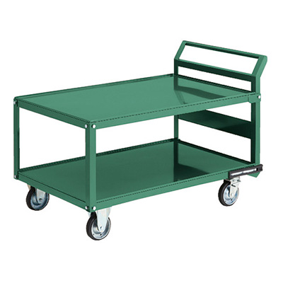 トラスコ TRUSCO 鋼鉄製運搬車 片袖2段タイプ PH-12R 149-5836 (商品コード：160134)