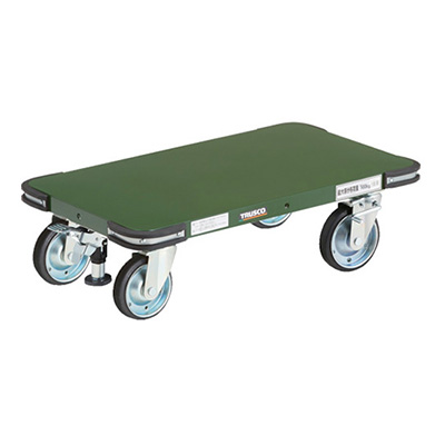 トラスコ TRUSCO 鋼鉄製平台車 ロックストッパー付 PHT-8045H-150SS 386-8742 (商品コード：160159)