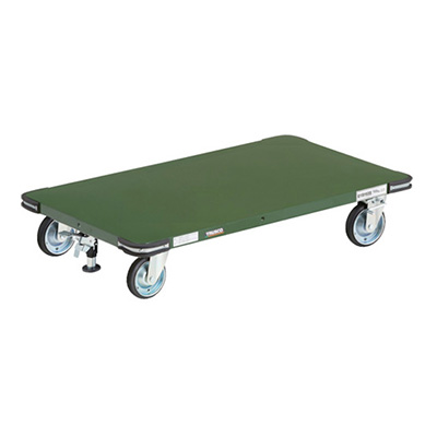 トラスコ TRUSCO 鋼鉄製平台車 ロックストッパー付 PHT-1275H-150SS 386-8740 (商品コード：160163)