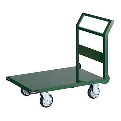 トラスコ TRUSCO 鋼鉄製運搬車 固定ハンドルタイプ SH-2N(GN) 337-2464 (商品コード：160165)