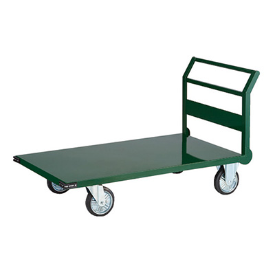 トラスコ TRUSCO 鋼鉄製運搬車 固定ハンドルタイプ SH-1LN(GN) 337-2499 (商品コード：160168)