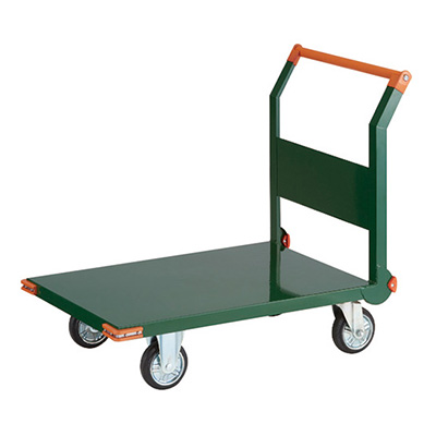 トラスコ TRUSCO 鋼鉄製運搬車 固定ハンドルタイプ SH-2R 856-4152 (商品コード：160170)