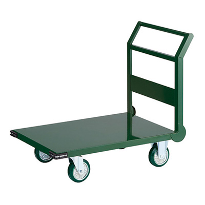 トラスコ TRUSCO 鋼鉄製運搬車 固定ハンドルタイプ SH2NU-GN 767-9483 (商品コード：160188)