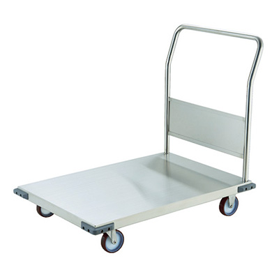 トラスコ TRUSCO オールステンレス台車 固定ハンドルタイプ AS-1B-100NU 818-9389 (商品コード：160231)