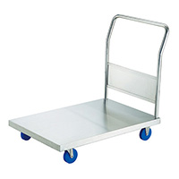 トラスコ TRUSCO オールステンレス台車 固定ハンドルタイプ AS-3-100MC 859-1121 (商品コード：160247)