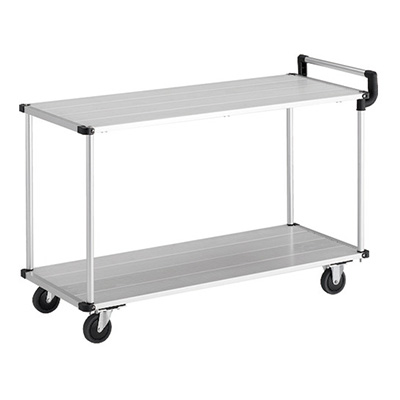 トラスコ TRUSCO アルミ台車 アルパカ―ト省音 2段式・片袖タイプ AL22-1248 207-8481 (商品コード：160269)