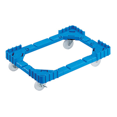 トラスコ TRUSCO 折りたたみコンテナ用ドーリー OCドーリー OCD-50ANS-B 244-6300 (商品コード：160273)