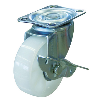 トラスコ TRUSCO 運搬車用取り替えキャスター 自在式ストッパー付 TYSG-75NS-NP 389-9705 (商品コード：160320)