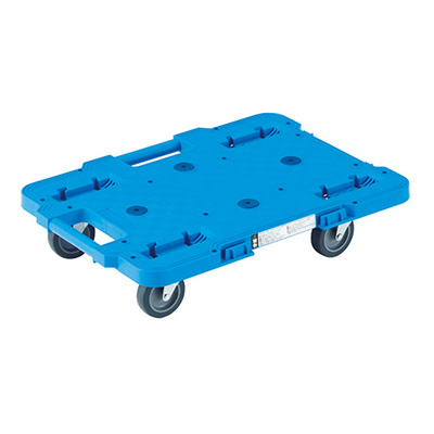 トラスコ TRUSCO 連結型樹脂平台車 ルートバン ブルー MPB-500J-B 414-4139 (商品コード：160427)