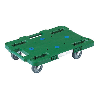 トラスコ TRUSCO 連結型樹脂平台車 ルートバン グリーン MPB-600J-GN 414-4309 (商品コード：160430)