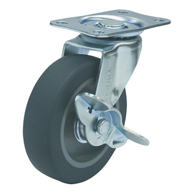 トラスコ TRUSCO 運搬車用取り替えキャスター TYE-75ELS 389-9519 (商品コード：160442)