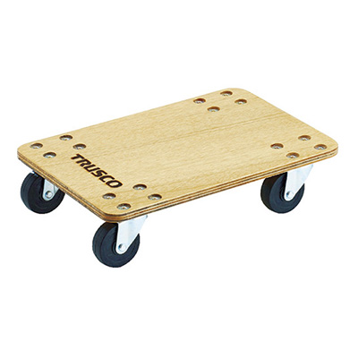 トラスコ TRUSCO 平台車 プティカルゴ ゴムキャスター仕様 PC-3045G 507-8741 (商品コード：160527)