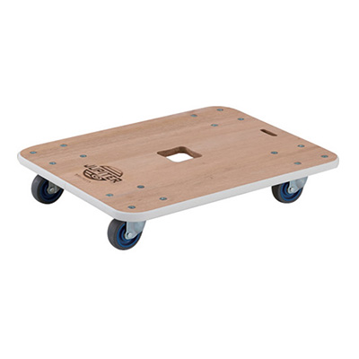 トラスコ TRUSCO 木製平台車 ジュピター エアーキャスター JUP-4545-200 855-5564 (商品コード：160539)