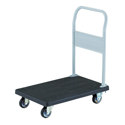 トラスコ TRUSCO 導電性樹脂運搬車 グランカート 固定ハンドルタイプ TP-D702 489-3328 (商品コード：160556)
