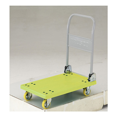 トラスコ TRUSCO 帯電防止性樹脂運搬車 グランカート 折りたたみハンドルタイプ TP-E701 489-3433 (商品コード：160560)