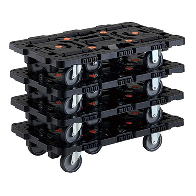 トラスコTRUSCO ビートル キャスター自在固定 BT700J3-E100-M4 4台入り 206-3343 (商品コード：160668)