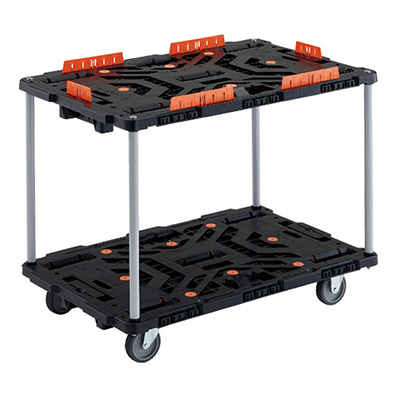 トラスコ TRUSCO ビートル 2段式・ハンドルなし・収納柵付 BT920KJ3-E100 206-3394 (商品コード：160691)