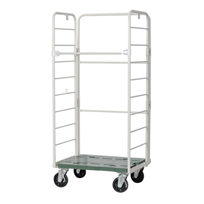 トラスコ TRUSCO 倒れにくいカゴ車 セーフティーテナー ST-0806 161-3246 (商品コード：160694)