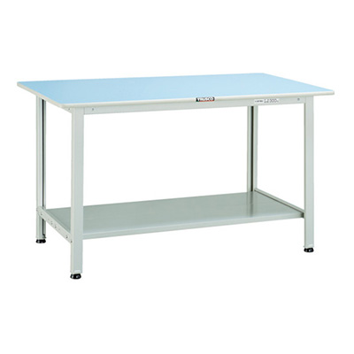 トラスコ TRUSCO 軽量作業台 下棚2枚付 900×600×740mm BO-0960LT2 454-4005 (商品コード：160760)