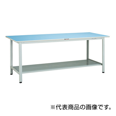 トラスコ TRUSCO 軽量作業台 下棚2枚付 1800×900×740mm BO-1890LT2 454-4480 (商品コード：160762)