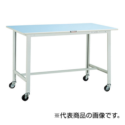 トラスコ TRUSCO 軽量作業台 キャスター付 900×600×806mm BO-0960C75 454-3998 (商品コード：160766)