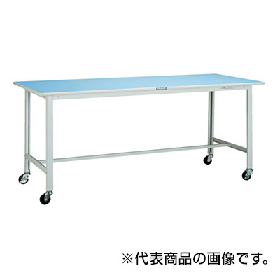 トラスコ TRUSCO 軽量作業台 キャスター付 900×600×809mm BOR-0960C75 856-3936 (商品コード：160769)