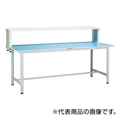 トラスコ TRUSCO 軽量作業台 上棚付 1800×900×1044mm BO-1890YURB 454-4510 (商品コード：160780)