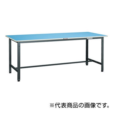 トラスコ TRUSCO 軽量作業台 基本タイプ ダークグレー 1800×900×740mm BE-1890 454-3921 (商品コード：160786)