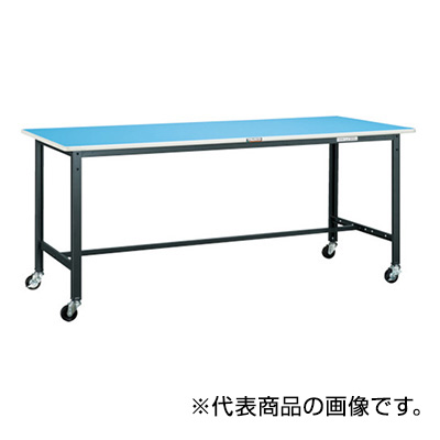 トラスコ TRUSCO 軽量作業台 キャスター付 ホワイト 900×600×806mm BE-0960C75W 856-3729 (商品コード：160808)